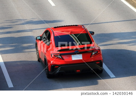 Red Japanese sports sedan image Red Japanese sports sedan image 142030146