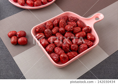 fresh Chinese Jujube Red Date Fruit Close Up fresh Chinese Jujube Red Date Fruit Close Up 142030434