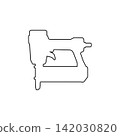 nail gun outline icon power tool construction equipment illustration nail gun outline icon power tool construction equipment illustration 142030820