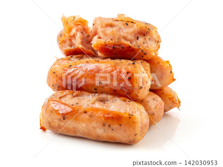 black Pepper Crispy Sausage Grilled Meat Food black Pepper Crispy Sausage Grilled Meat Food 142030953