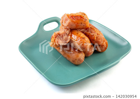 black Pepper Crispy Sausage Grilled Meat Food black Pepper Crispy Sausage Grilled Meat Food 142030954