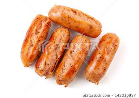 black Pepper Crispy Sausage Grilled Meat Food black Pepper Crispy Sausage Grilled Meat Food 142030957