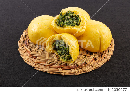 golden Millet Shepherds Purse Vegetable Dumpling Food golden Millet Shepherds Purse Vegetable Dumpling Food 142030977