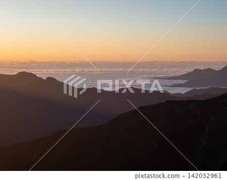 從玉山登山路線看到的風景,玉山是台灣最高峰。 從玉山登山路線看到的風景,玉山是台灣最高峰。 142032961