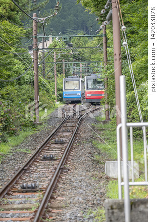 Hakone cable car Hakone cable car 142033078
