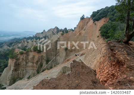 Scenery from the hiking route of Huoyan Mountain, Taiwan's 35th Little Peak. Scenery from the hiking route of Huoyan Mountain, Taiwan's 35th Little Peak. 142033487
