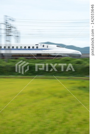 Speeding bullet train Speeding bullet train 142033646