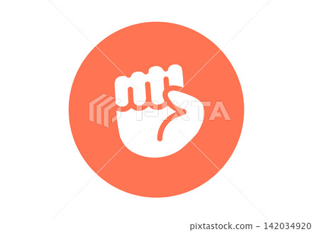 Rock-paper-scissors "Rock" icon illustration (no outline) 1 Rock-paper-scissors "Rock" icon illustration (no outline) 1 142034920