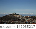 Scenic View of Sighnaghi Town and Caucasus Mountains in Kakheti Region, Georgia 142035217