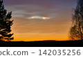 atmospheric sky in Lulea, Swedish Lapland 142035256