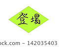 Calligraphy writing 142035403