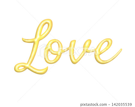 奢華的金色草書字體「Love」字樣(透明PNG格式)。 奢華的金色草書字體「Love」字樣(透明PNG格式)。 142035539