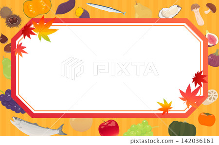 A square frame with lots of autumn flavors 3_horizontal A square frame with lots of autumn flavors 3_horizontal 142036161