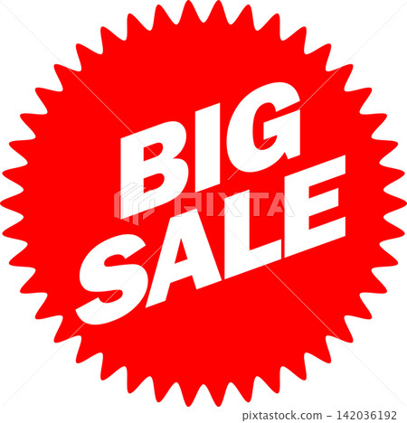 BIG SALE - A highly visible logo featuring the letters "BIG SALE". BIG SALE - A highly visible logo featuring the letters "BIG SALE". 142036192