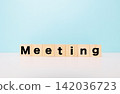 Meeting Block Letters 142036723
