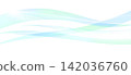 A transparent, abstract background material with a wave-like pattern resembling flowing water. 142036760