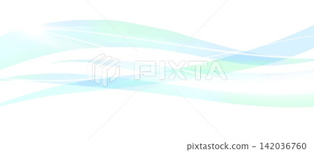 一種透明的抽象背景素材，帶有波浪狀圖案，類似於流水。 142036760