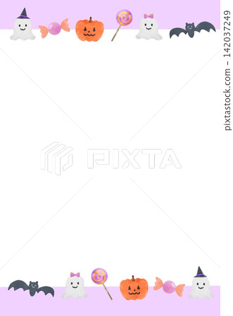 Cute halloween frame Cute halloween frame 142037249