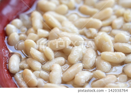 white beans macro close up food background white beans macro close up food background 142038764