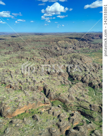 The Bungle Bungle, a hidden paradise viewed from a Cessna in Western Australia, Australia. The Bungle Bungle, a hidden paradise viewed from a Cessna in Western Australia, Australia. 142038801