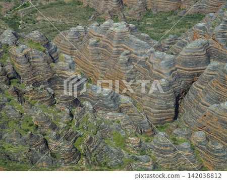 The Bungle Bungle, a hidden paradise viewed from a Cessna in Western Australia, Australia. The Bungle Bungle, a hidden paradise viewed from a Cessna in Western Australia, Australia. 142038812