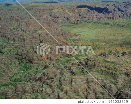The Bungle Bungle, a hidden paradise viewed from a Cessna in Western Australia, Australia. The Bungle Bungle, a hidden paradise viewed from a Cessna in Western Australia, Australia. 142038829