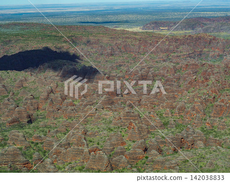 The Bungle Bungle, a hidden paradise viewed from a Cessna in Western Australia, Australia. The Bungle Bungle, a hidden paradise viewed from a Cessna in Western Australia, Australia. 142038833