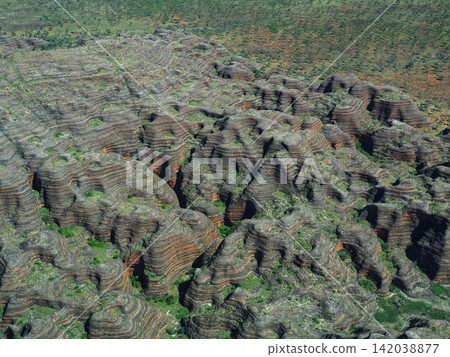 The Bungle Bungle, a hidden paradise viewed from a Cessna in Western Australia, Australia. The Bungle Bungle, a hidden paradise viewed from a Cessna in Western Australia, Australia. 142038877