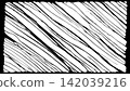 Hand-drawn style diagonal hatching background, black and white. 142039216