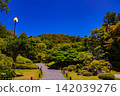 Yuzen Garden: A luxurious stroll through a famous garden from the Showa era on a sunny day. Yuzen Garden: A luxurious stroll through a famous garden from the Showa era on a sunny day. 142039276