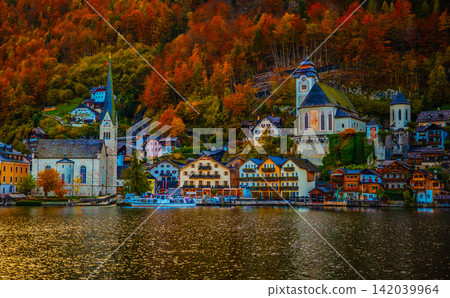 The beautiful townscape of Český Krumlov The beautiful townscape of Český Krumlov 142039964