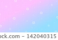 A simple, dreamy background with gradients and cute stars. 142040315