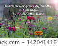 Colorful wildflower field image representing nature, beauty, harmony, and peaceful moments of reflection. 142041416