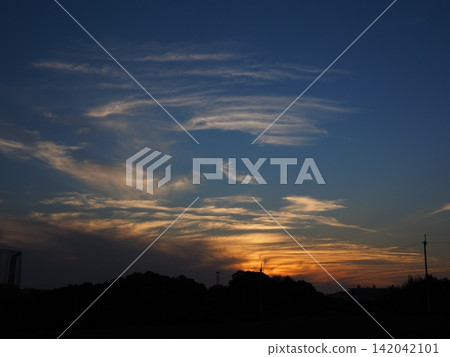 美妙的日落風景 美妙的日落風景 142042101