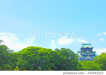 Scenery of Osaka Castle, Osaka City, Osaka Prefecture Scenery of Osaka Castle, Osaka City, Osaka Prefecture 142043252