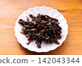 Tsukudani with stem seaweed Tsukudani with stem seaweed 142043344