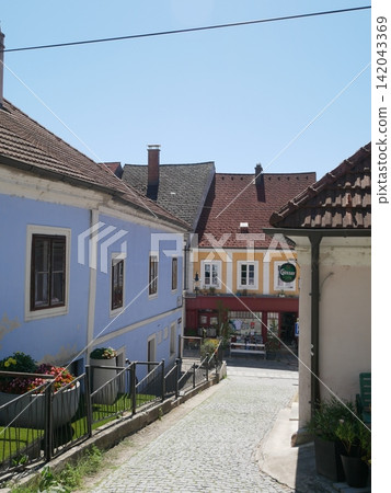 Colorful streetscape (Austria: Melk) Colorful streetscape (Austria: Melk) 142043369