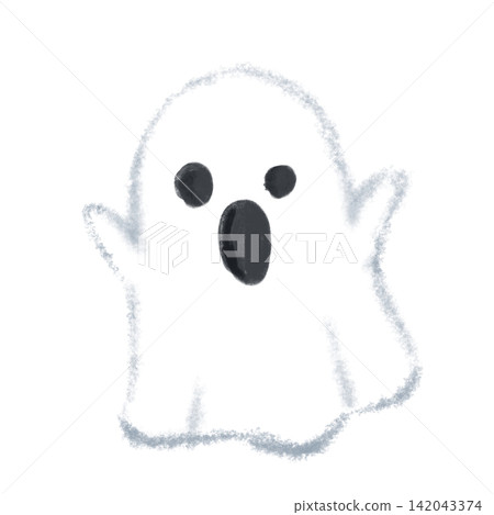 Cute ghost illustration | Halloween and autumn event materials Cute ghost illustration | Halloween and autumn event materials 142043374