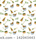 Colorful Fruit Seamless Pattern 142043443
