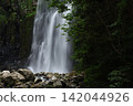 Summer Cherry Blossom Waterfall 142044926