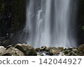 Summer Cherry Blossom Waterfall 142044927