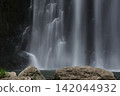 Summer Cherry Blossom Waterfall 142044932