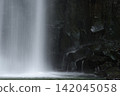 Summer Cherry Blossom Waterfall 142045058