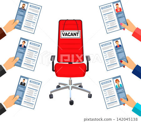Job Agency Employment and Hiring Concept Job Agency Employment and Hiring Concept 142045138