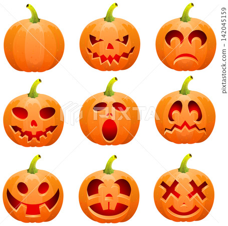 Collect Pumpkin for Halloween Collect Pumpkin for Halloween 142045159