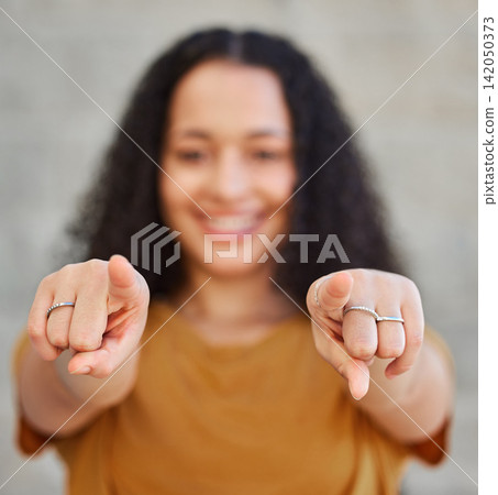 Hands, woman and pointing at you for invitation, selection or choice with join us for voting, hand gesture and accountability. Offer, opportunity and motivation to sign up or register for elections Hands, woman and pointing at you for invitation, selection or choice with join us for voting, hand gesture and accountability. Offer, opportunity and motivation to sign up or register for elections 142050373