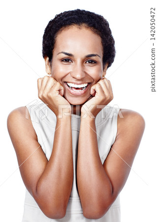 Woman, studio and shock for sale in portrait, omg and celebrate for lottery prize or promotion. Female person, giveaway and surprise for deal on white background, discount and wow for bonus or reward Woman, studio and shock for sale in portrait, omg and celebrate for lottery prize or promotion. Female person, giveaway and surprise for deal on white background, discount and wow for bonus or reward 142050472