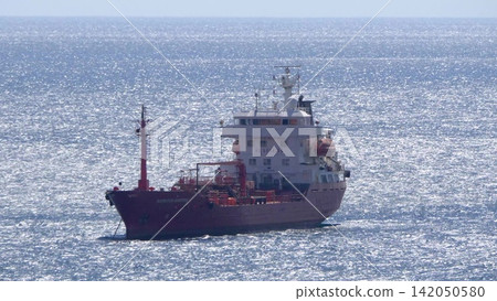 Novorossiysk Russia July 05 2026 Close up view of the vessel Kapitan Shiryaev sailing in the Black Sea on a sunny day Novorossiysk Russia July 05 2026 Close up view of the vessel Kapitan Shiryaev sailing in the Black Sea on a sunny day 142050580