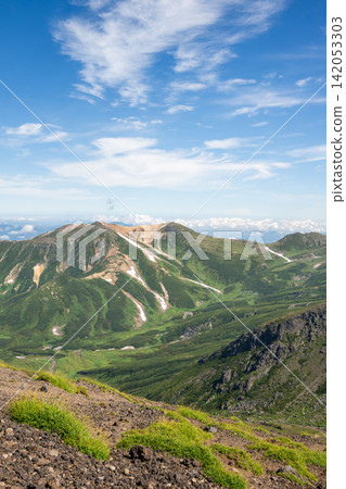 大雪山山脈旭岳的登山景色 大雪山山脈旭岳的登山景色 142053303
