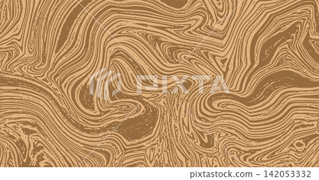 Abstract Brown Swirling Marble Pattern with Fluid Organic Wavy Lines and Elegant Beige Texture Abstract Brown Swirling Marble Pattern with Fluid Organic Wavy Lines and Elegant Beige Texture 142053332
